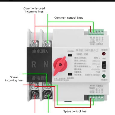 Interruptor de transferencia automática, 100A 110V 2Polos. Ideal para ecoflow e inversor híbrido 110V - Img 122916956