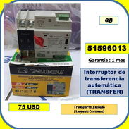 Interruptor de transferencia automática (TRANSFER).75 USD...51596013...Mensajeria Lugares cercanos (FG-QB-705) - Img 56740850