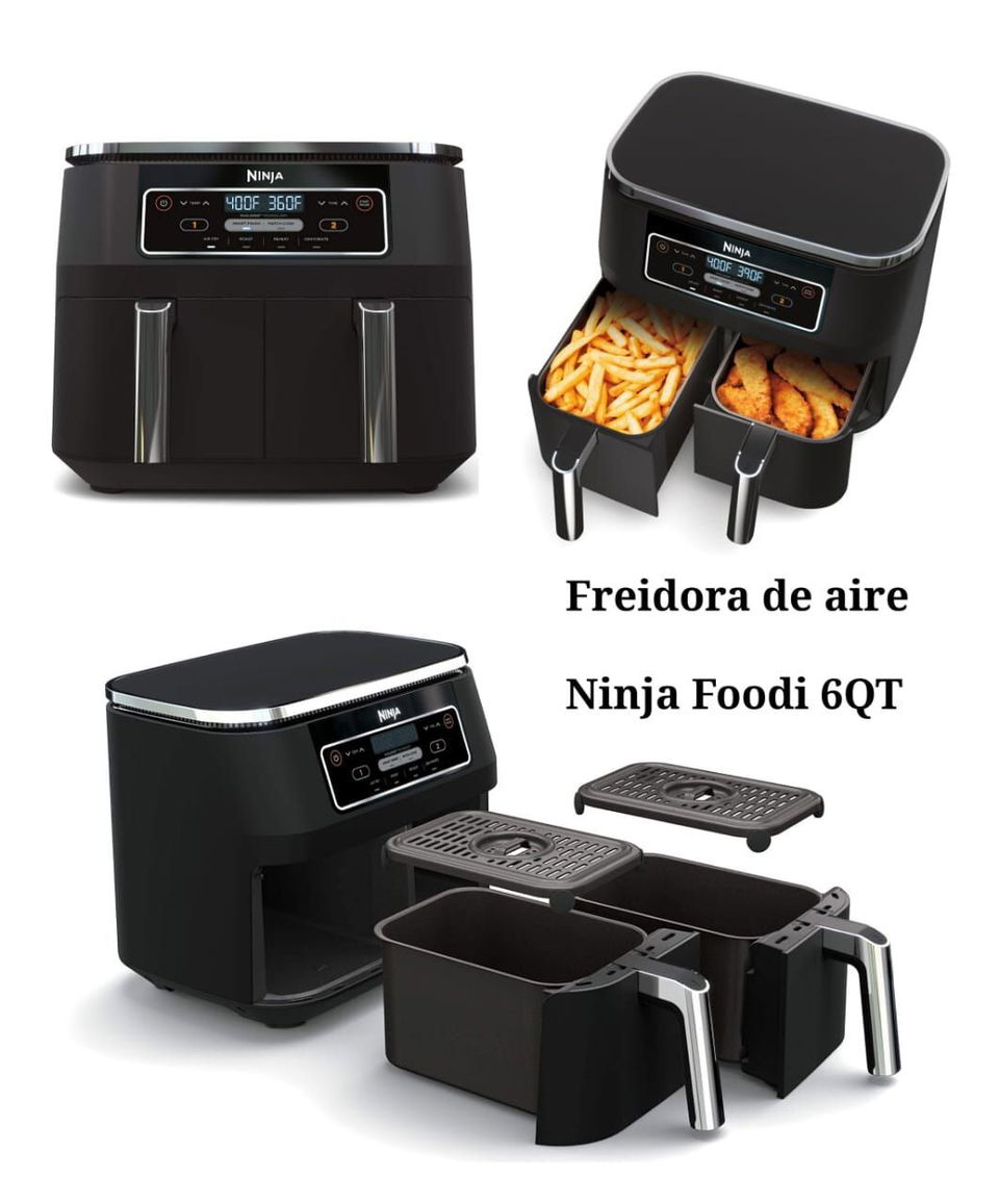 FREIDORA NINJA FOODI 6 EN 1, 8QT, 2 CESTAS INDEPEN en Marianao, La Habana,  Cuba - Revolico