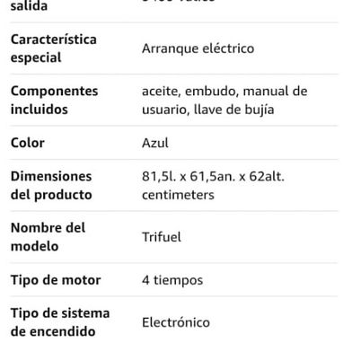Planta Firman (motor 4 tiempos) - Img 122764005