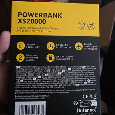 ​⚠️ ¡Súper Batería Portátil Intenso XS20000! 📦 Nueva / Carga Rápida - ¡Pocas Unidades! - Img 126070459