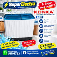 Lavadora semiautomática konka 6 kg - Img 58016342