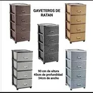 Gavetreos de plástico engomados de ratan - Img 58180299