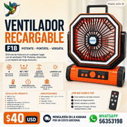 VENTILADOR RECARGABLE F18 - Img 57855549