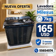 LAVADORA SEMIAUTOMÁTICA MILEXUS 7KG - Img 52013924