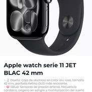 Apple watch serie 11 JET BLAC 42 mm - Img 55966071
