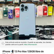 Iphone 13 pro max 128gb libre 88% reemplazada original - Img 55626778