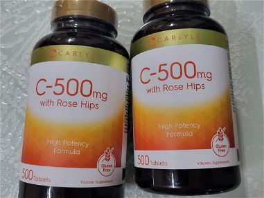 Vitamina C de 500mg  pomos de 100 tabletas de 200 y de 500 tabletas - Img main-image