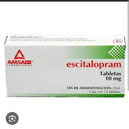 Venta de Escitalopram. Caja con 14 tabletas de 10 mg en 4500 pesis - Img 56644786