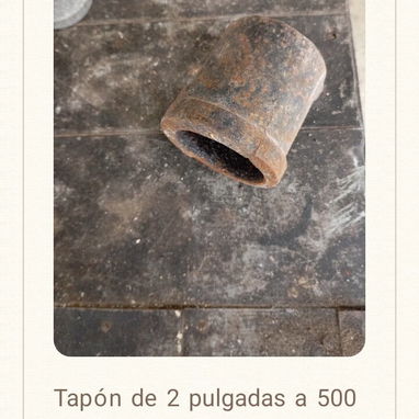 Piezas para plomería, galvanizadas medidas atipicas. - 8/8