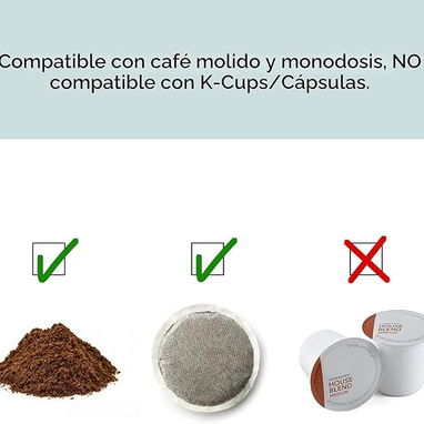 Cafetera personal Elite Gourmet - Util y practica, ahorra café e ideal para usar con estaciones de energia - Img 124082632
