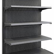 Estante Metálico simple de 5 niveles con panel perforado ⭐️Domicilio incluido⭐️ - Img 55072087