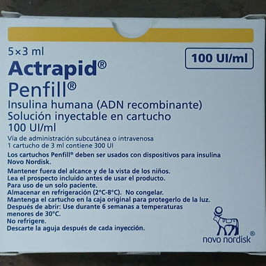 Insulina lenta y rápida carpule FV 06/27 2300$ - 2/2