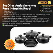 Set de Ollas Antiadherentes para Inducción ROYAL - Img 55948842