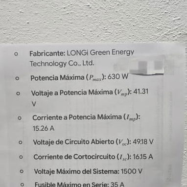 Panel Solar LONGI 630w - Img 123866125