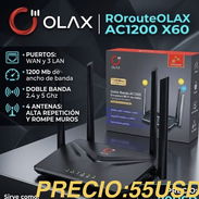 ROUTER OLAX X60 SELLADOS CON GARANTÍA AL MEJOR PRECIO DUAL BAND WAN+3XLAN 1/GB 63142460 - Img 57536376