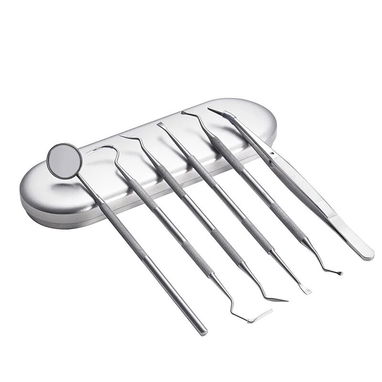 🦷 Kit Dental Profesional de Acero Inoxidable 6 en 1 | Limpieza Bucal, Sarro, Higiene Oral 🦷 5.887.23.60 🦷 - Img 104526807