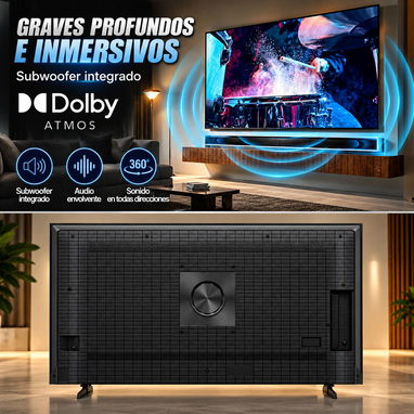 Hisense 65" Class U6 Pro Series ULED MiniLED 4K Smart TV 2026 IA integrado WiFi 6 - 9/10