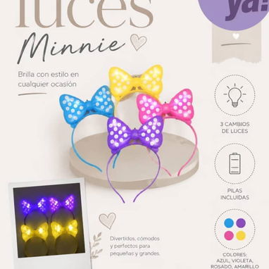 Cintillos Halloween  Muerte/ Diabla/ Meduza/ Maléfica/ luces y Set conejita - 6/6
