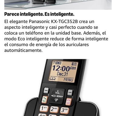 Inalámbrico Panasonic 2 Bases #1 en Ventas Calidad-Precio - Img 126166100