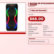 BOCINA DE 8 PULGADAS MS-2055BT . - Img 57555827