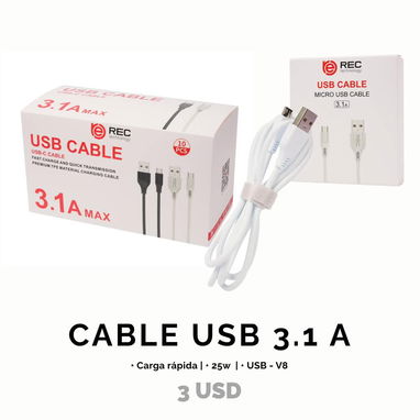 🎧 Audífonos Inalámbricos/Cableados + Cables Carga Rápida REC | ¡Ofertas desde $3 USD! - 3/5