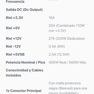 Fuente de PC 500 Ws - Img 123849896