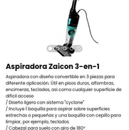Aspiradora Zaicon 3-en-1. Nueva - Img 49986545