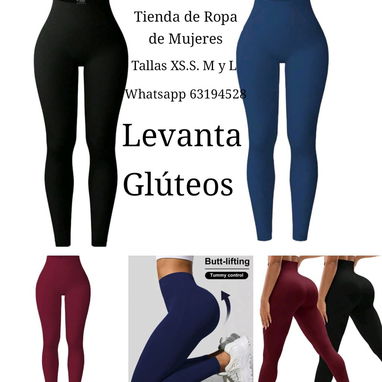 Licras Largas Originales Shein Levanta Glúteos tela gruesa gruesa no transparentan tallas XS. S. M y L - Img 122176537