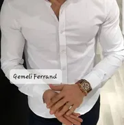 Camisa blanca de vestir - Img 48626614