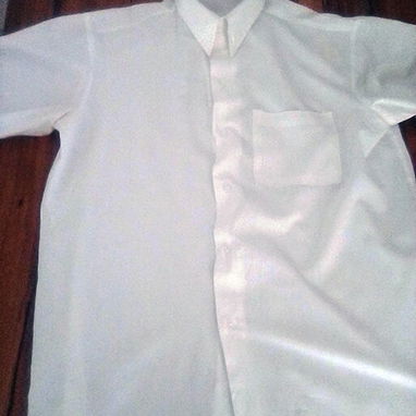 Camisa Blanca de Algodón Blanca para Escuela - 2/4
