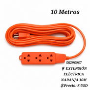 58296067  🔌 EXTENSIÓN ELÉCTRICA NARANJA 10M 💲Precio: 8 USD 🛡 Garantía: 7 días - Img 55646720