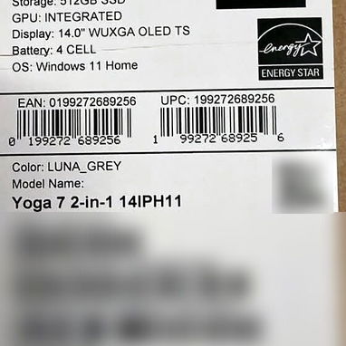 Laptop Lenovo Yoga 7 2-en-1 14" OLED táctil Core Ultra 5 16GB 512GB nueva - 10/10