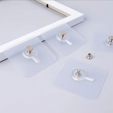 PQTE 5 Clip auto adhesivo p montaje decorativos rápido - Img 117503233
