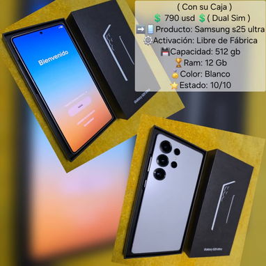 Samsung s25 ultra Dual Sim con su caja Impecable venta o cambio x movil menor y vuelto - 4/4