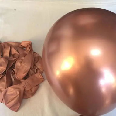 12"  globos de colores - 10/10