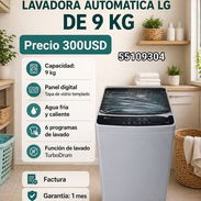 Lavadora Automática LG 9kg - Img 55914475