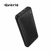 Power Bank/Cargador Portatil 10000 mAh 22.5W + PD 20W | Carga Rápida con 2 USB + 1 USB-C – PB105B – EVERIZ - Img 58021071