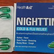 NightTime Cold & Flu Relief (8 cápsulas) - (Alivio nocturno para el resfriado y la gripe, y otros síntomas) $1000 - Img 56353696