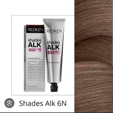 Tintes para el cabello estuches de 2 tubos de tintes de 60ml cada uno, sin amoniaco tono 9GI y 6N, Marca REDKEN - 2/4