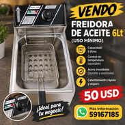 Vendo Freidora de Aceite 6Lt (Uso Mínimo)50 USD Más Información 59167185 - Img 58159262