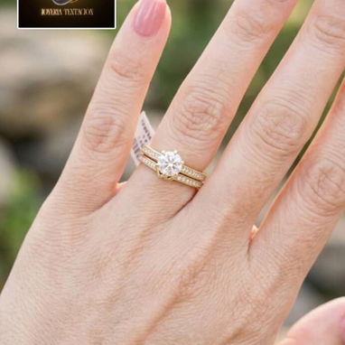 Anillos de compromisos originales 10k con garantía de por vida del oro que vendemos - Img 122642533