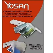 Fundas de plastificar o micas de Plasticar tamaño carta (A4) - Img 45662875