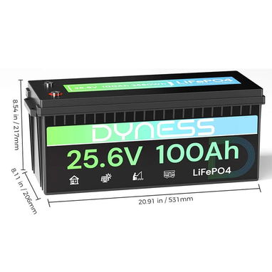 Batería LiFePO4 24V 100Ah 2560Wh 2.56kWh - Dyness. Para Respaldo En Casa 🔶 $550 - 2/2