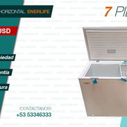 Nevera de 7 pies (200 L) horizontal ENERLIFE. Equipos con garantía a estrenar por usted. - Img 50816185