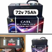 *BATERIA TOPMAQ PARA MOTOS Y TRICICLOS* - 0km - 72v x 75ah - Cargador inteligente - Celdas prismáticas CATL 📍SOLO MED - Img 57988493