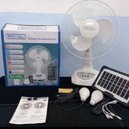 Ventilador ROYAL RECARGABLE CON PANEL SOLAR - Img 54956320