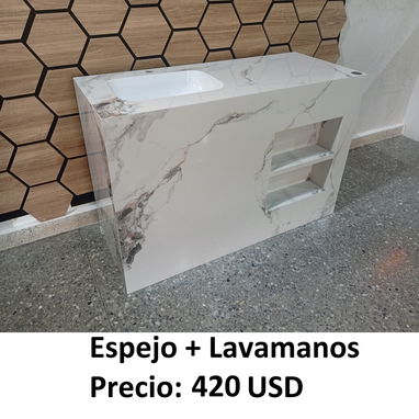 Mueble para baño con espejo - 2/2