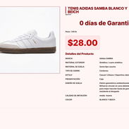 TENIS ADIDAS SAMBA BLANCO Y BEICH VPT#-0311 - Img 55244021