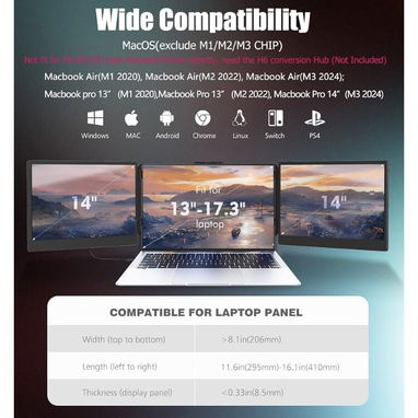 Monitor portátil para laptop - 4/6
